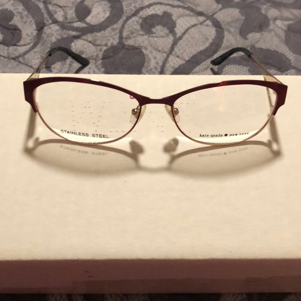 Kate Spade cat’s eye eyeglass frames Pink/Gold